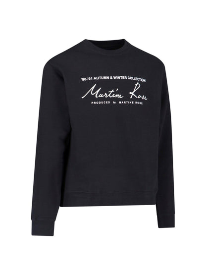 Crewneck sweatshirt with logo