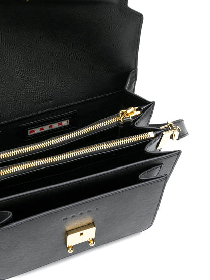 Black bag with gold details