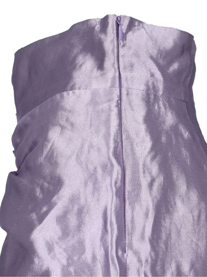 Gonna midi drappeggiata