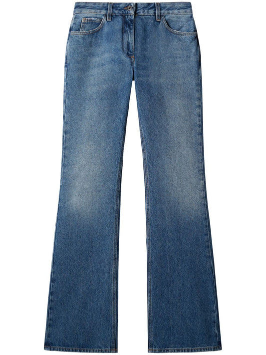 cotton flared jeans