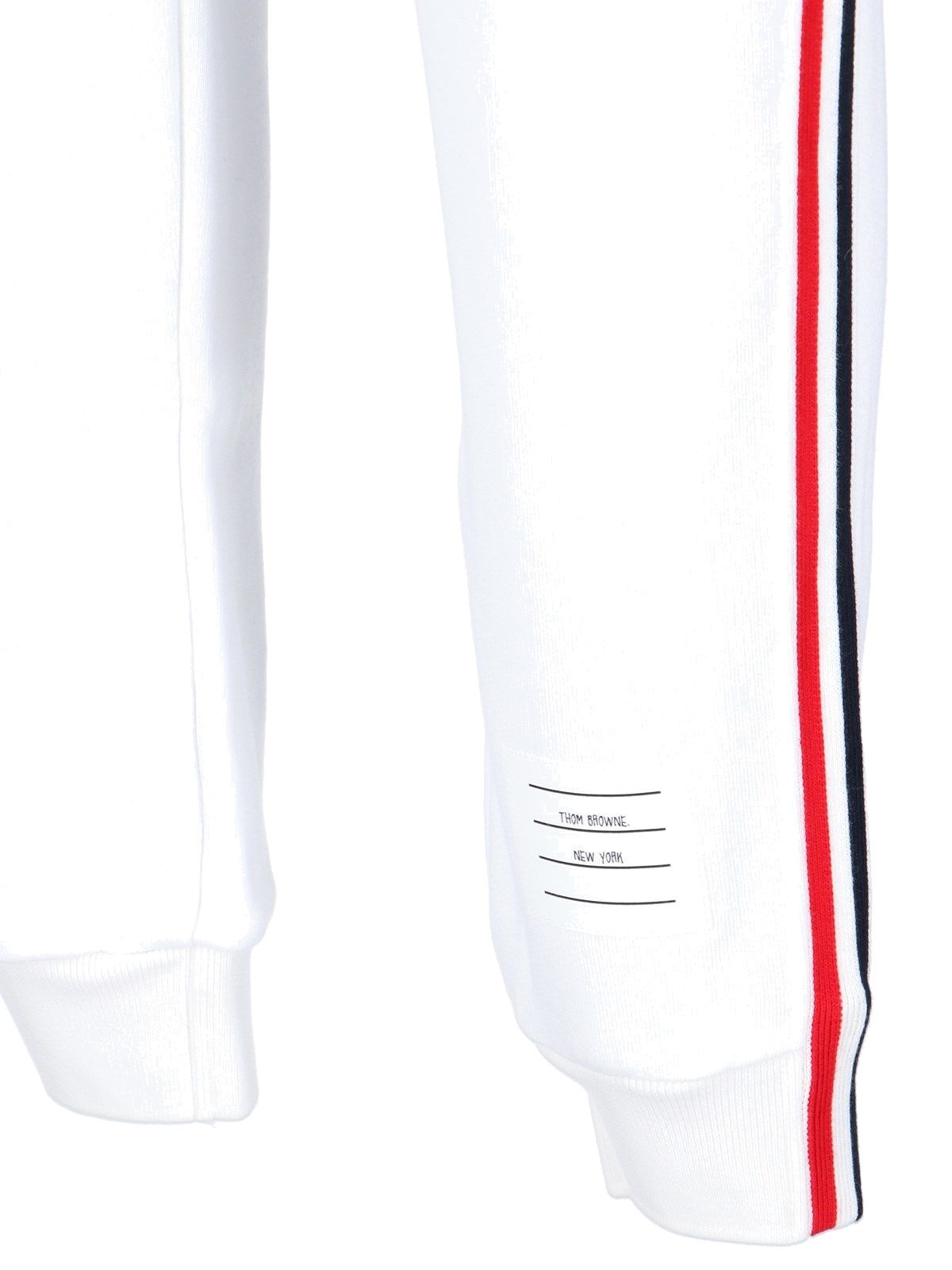 Sports trousers with tricolour details