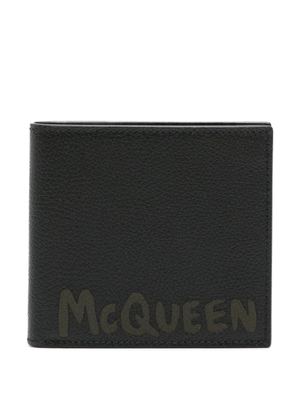 Alexander McQueen Wallet Black/khaki