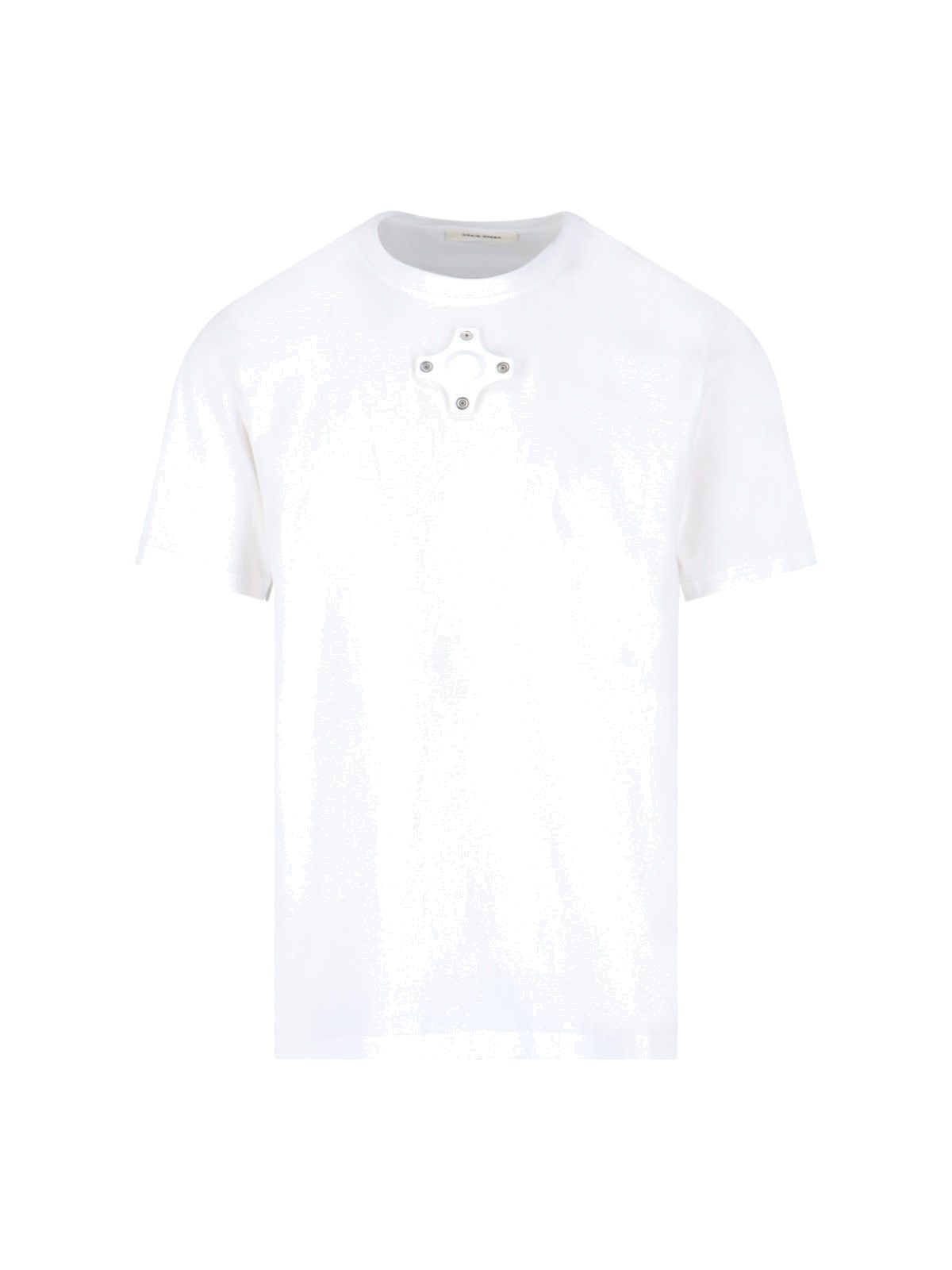 T-shirt dettaglio occhielli