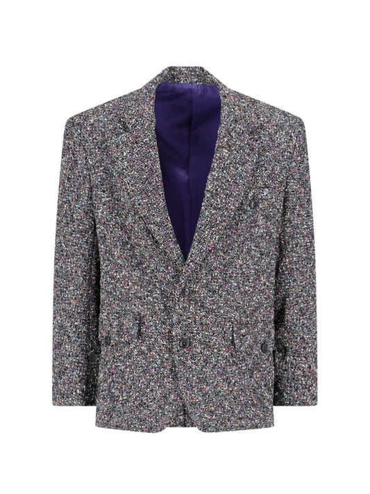 Blazer monopetto tweed