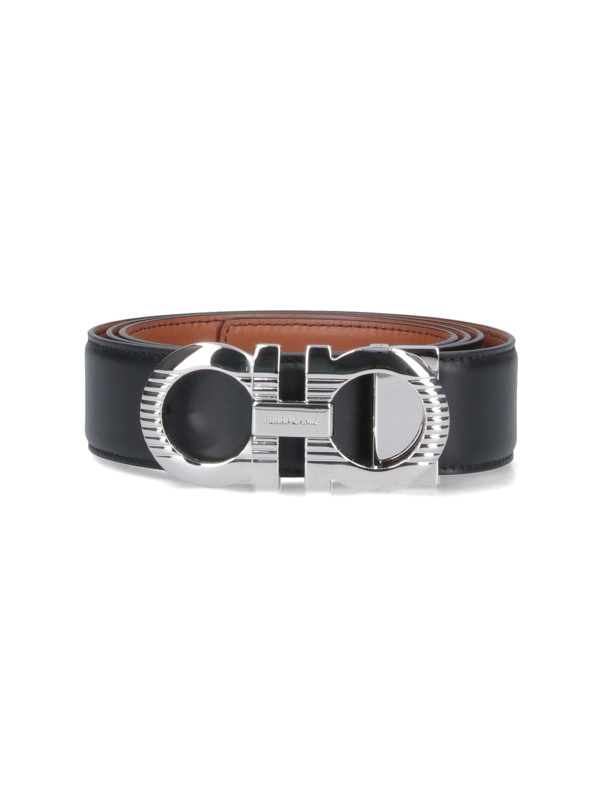 Reversible "Gancini" belt