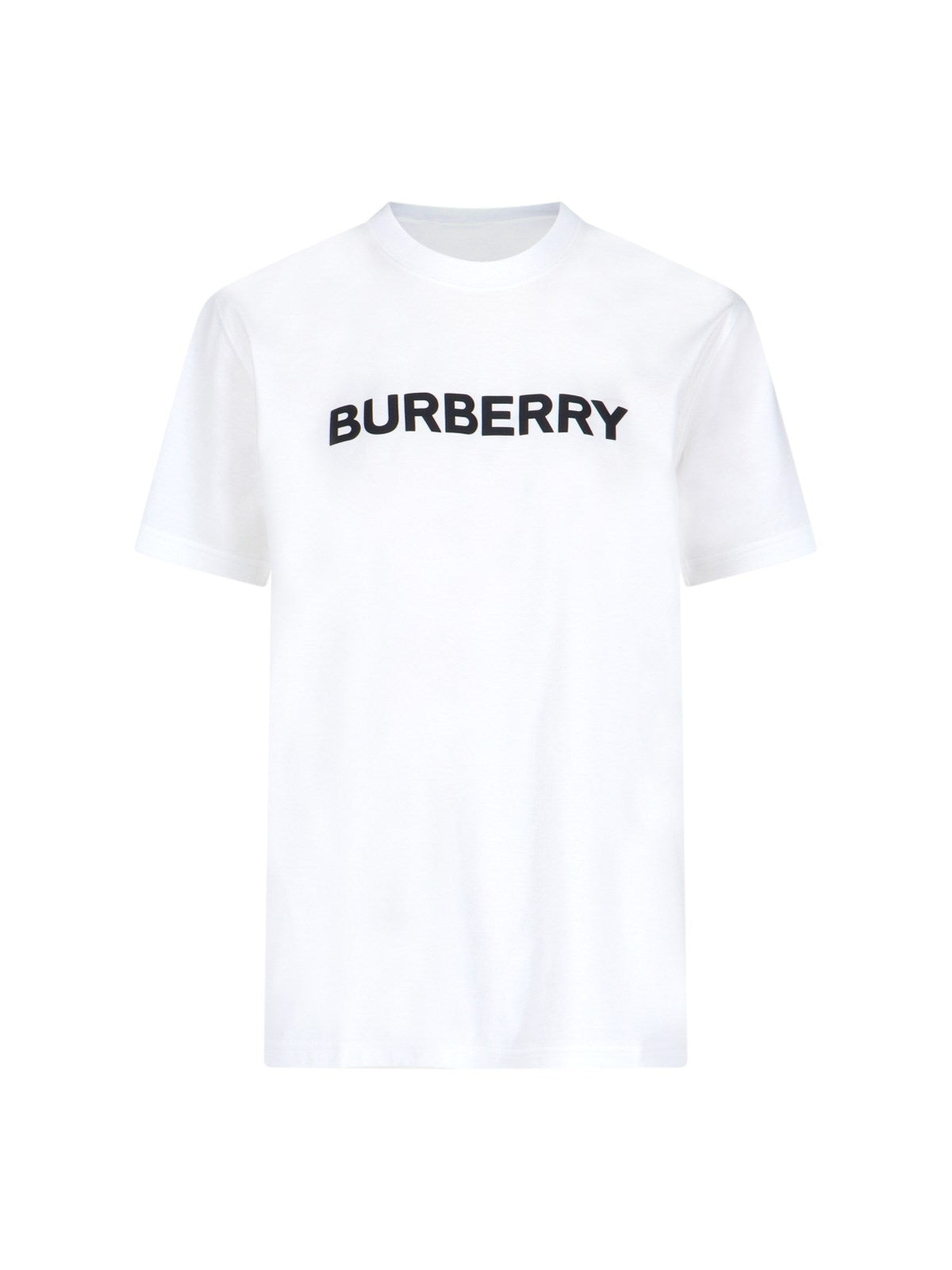 burberry t-shirt logo-t-shirt-Burberry-t-shirt logo burberry, in cotone bianco, girocollo, maniche corte, stampa logo nero fronte, orlo dritto. codice prodotto 8080325a1464 composizione: 100% cotone dimensioni/vestibilità: regolare made in: italia - Dresso