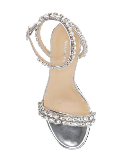 Silver tone sandal