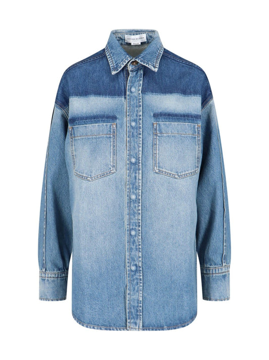 Camicia oversize in denim