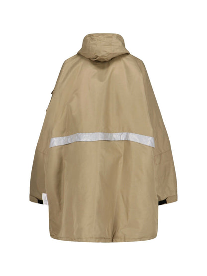 Parka mit Logo und Kapuze