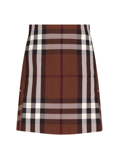 Tartan Pattern Skirt