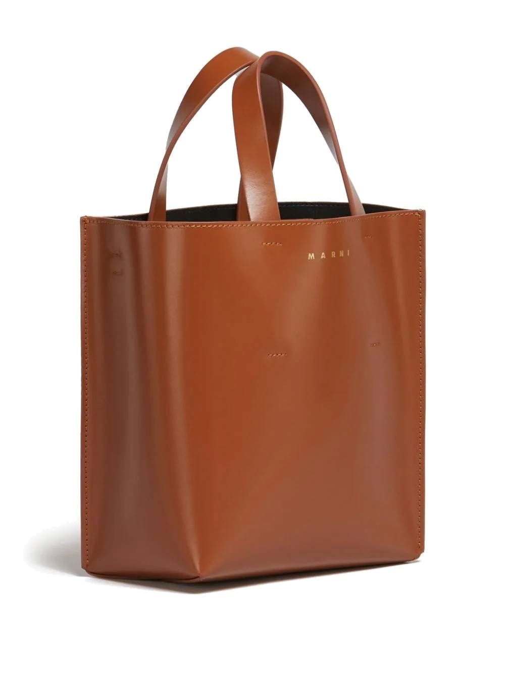 Cognac brown shopper