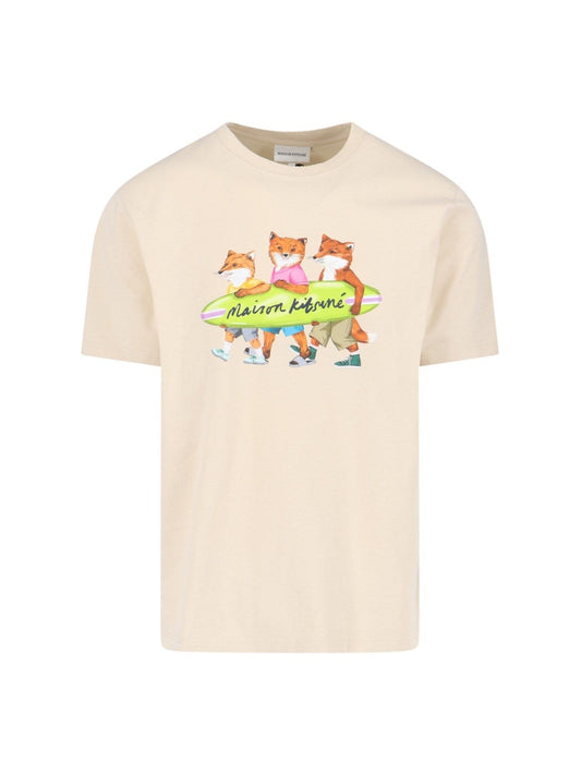 T-shirt "Surfing Foxes"