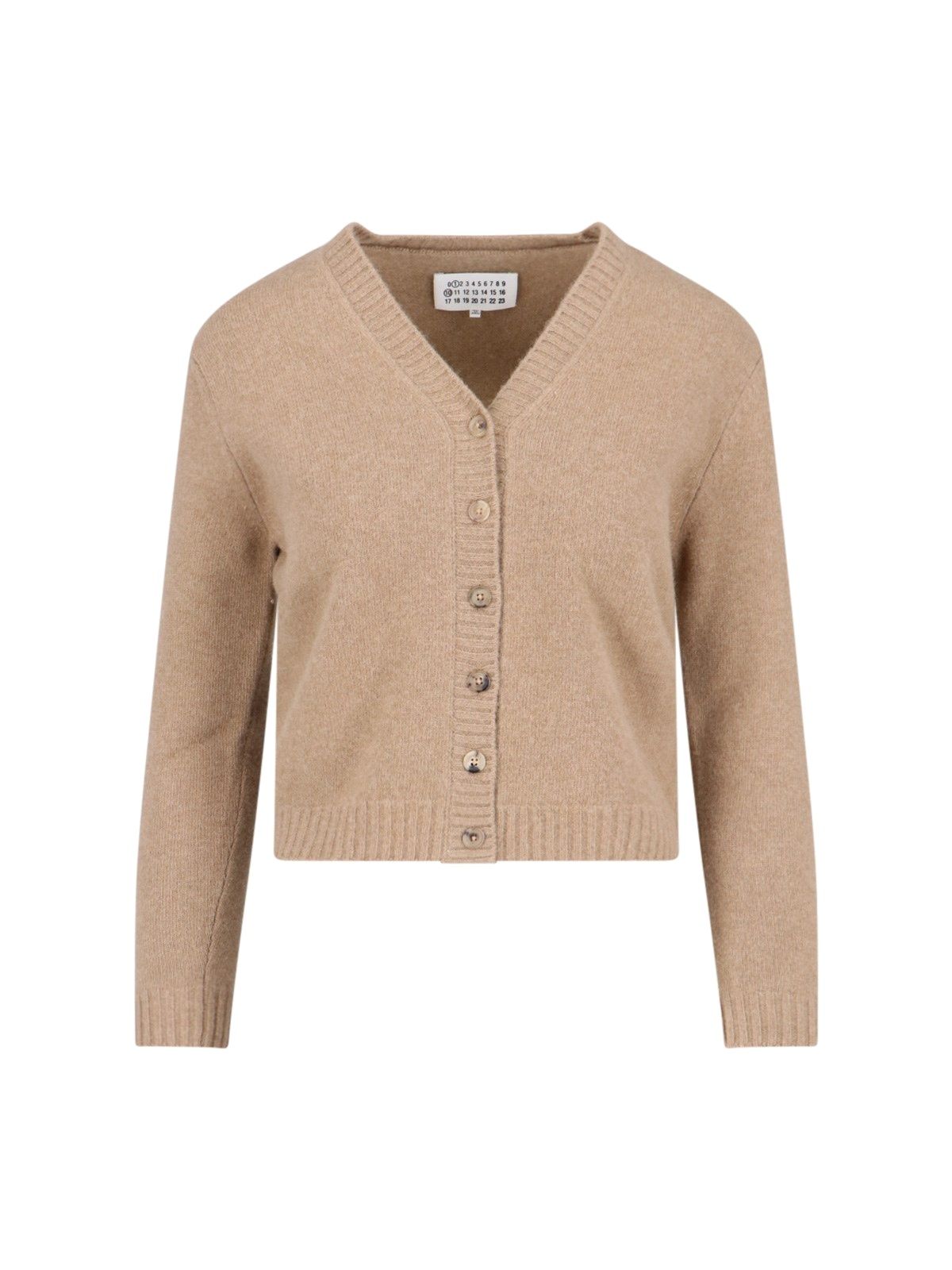 Wool crop cardigan