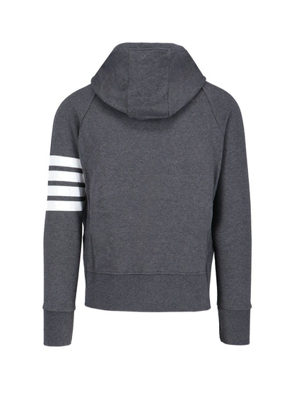 "4-Bar" Zip Up Sweatshirt