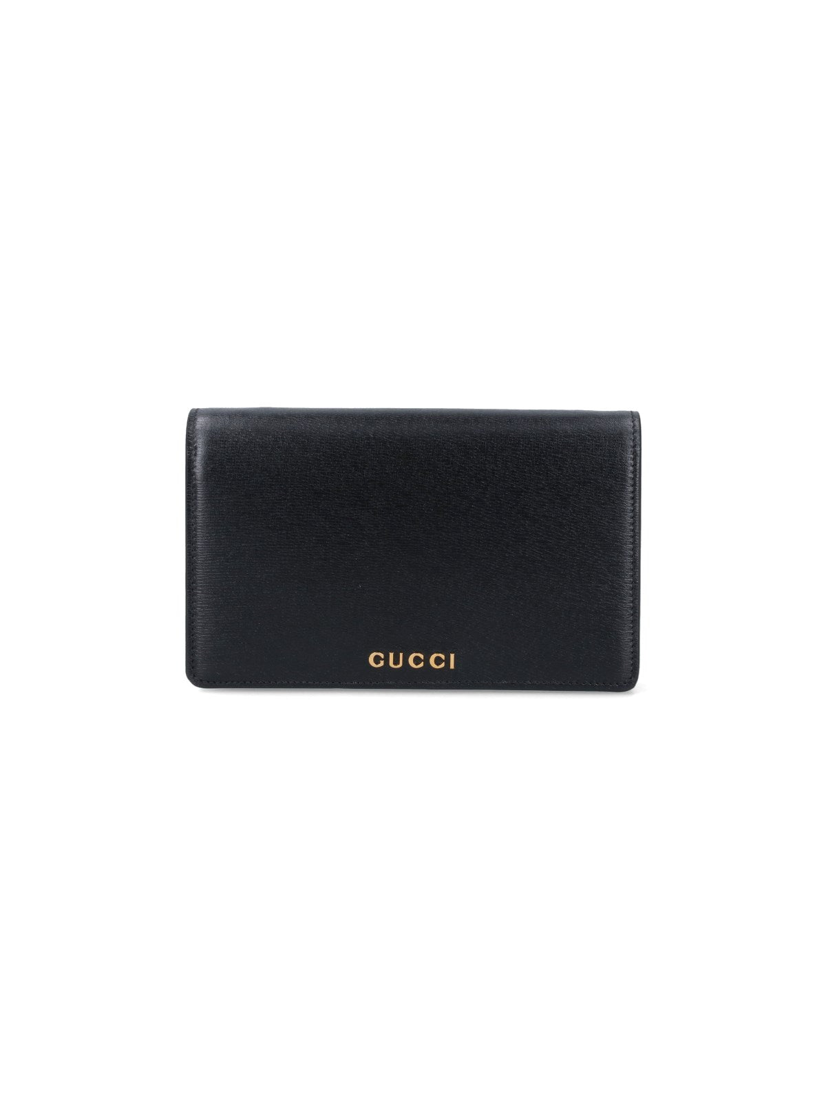 gucci portafoglio tracolla logo-portafoglio-Gucci-portafoglio tracolla logo gucci, in pelle nera, una tracolla catena removibile, chiusura bottone, logo metallico dorato fronte, uno specchio interno, una tasca zip portamonete interna, uno scomparto banconote interno, due tasche piatte interne, sei slot carte interne. codice prodotto 772643 0op0n1000 composizione: 100% pelle dimensioni/vestibilità: a 12.5 x l 20 x p 4 cm made in: italia - Dresso