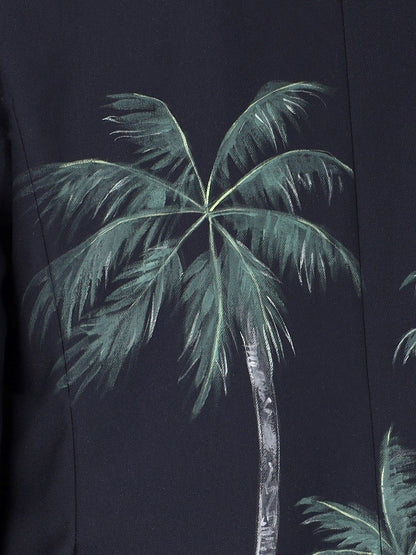 Blazer doppiopetto stampa