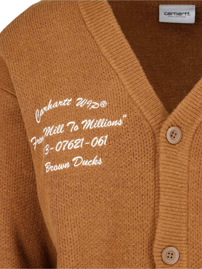 Cardigan "Brown Ducks"