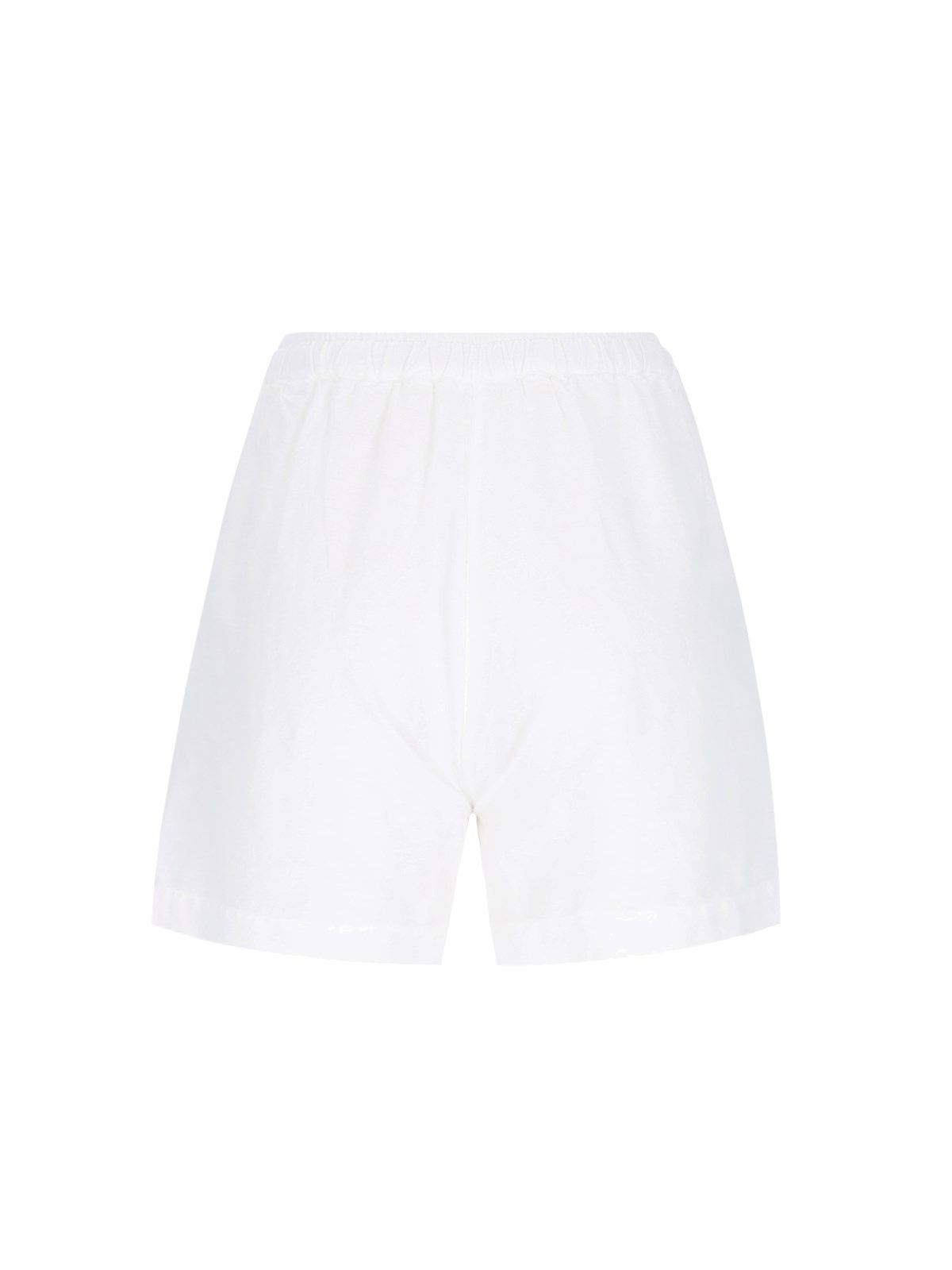 Shorts aus Seide und Baumwolle