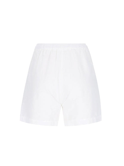 Shorts aus Seide und Baumwolle