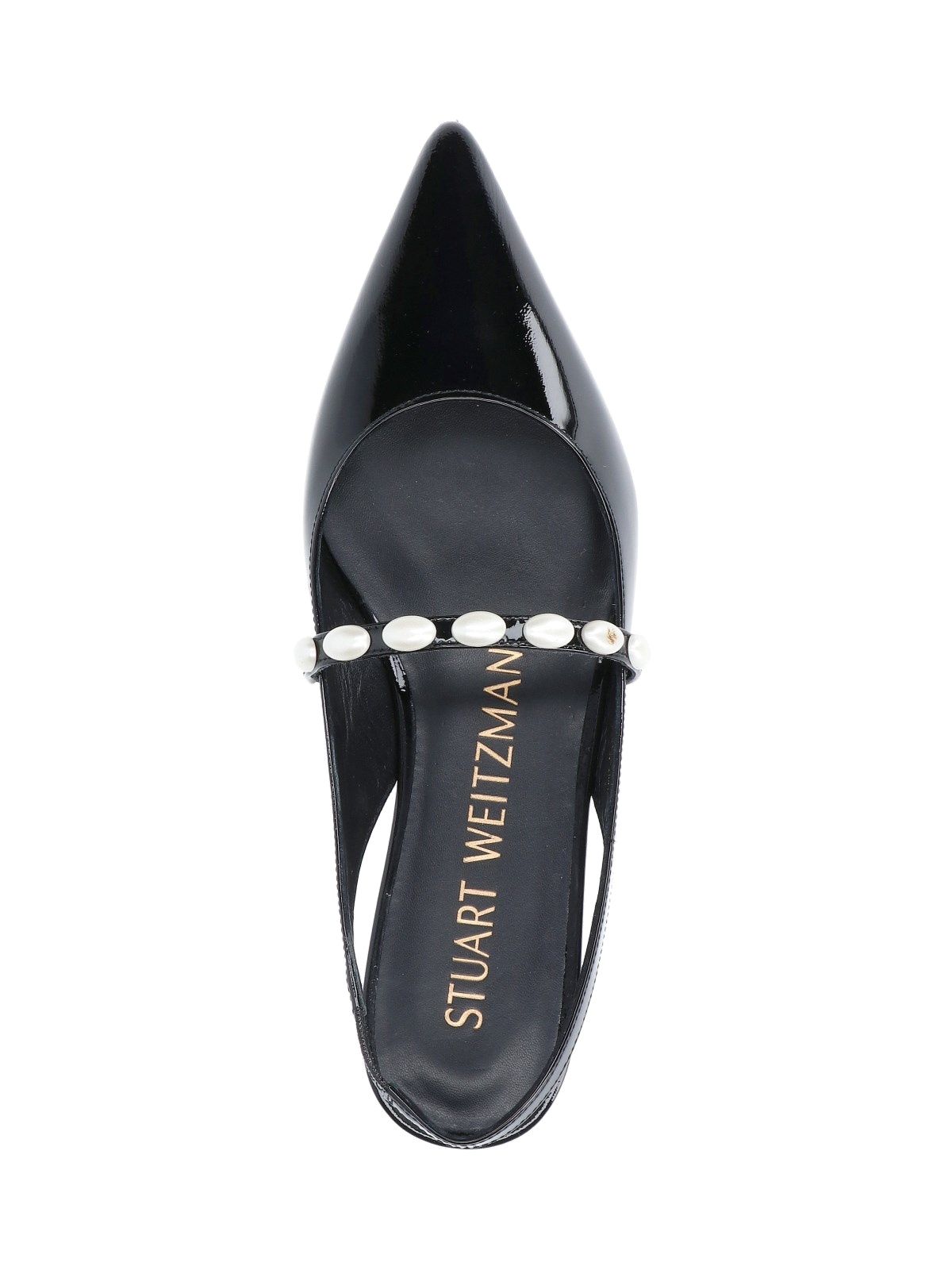 Slingback pearl detail