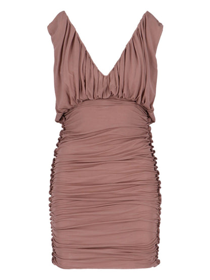 Draped mini dress