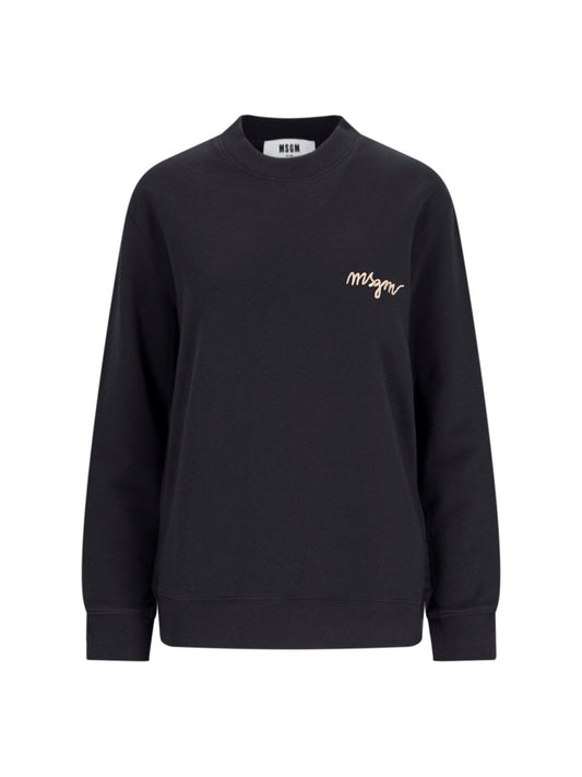 Crewneck sweatshirt with logo