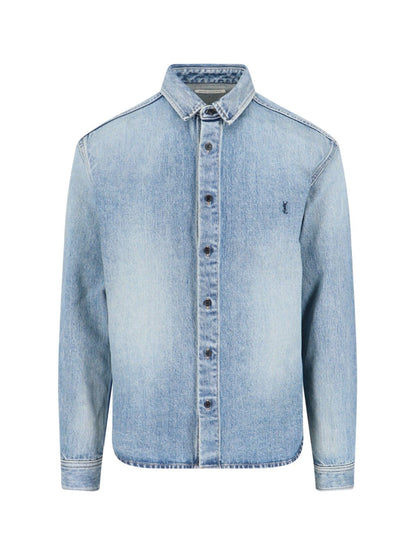 Camicia in denim "Cassandre"