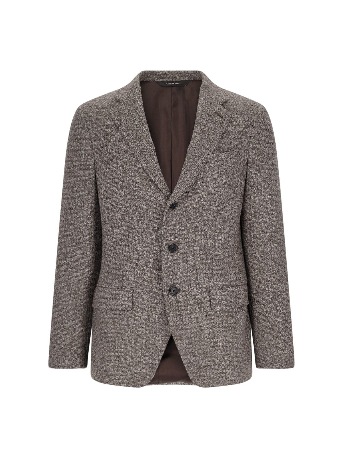 Blazer monopetto in lana vergine