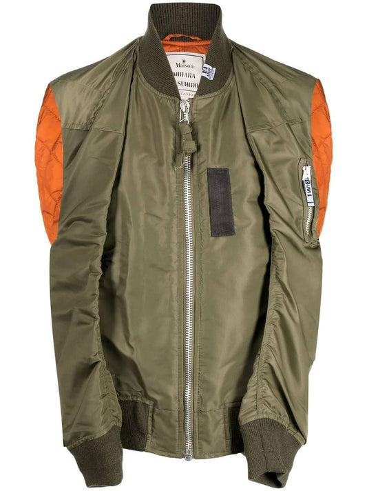 Multi-layer bomber jacket