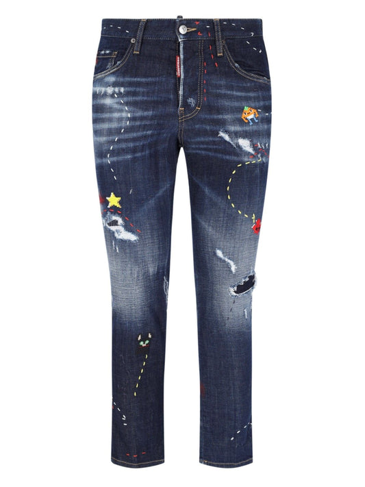 Jeans slim "Dark Monster Maze"