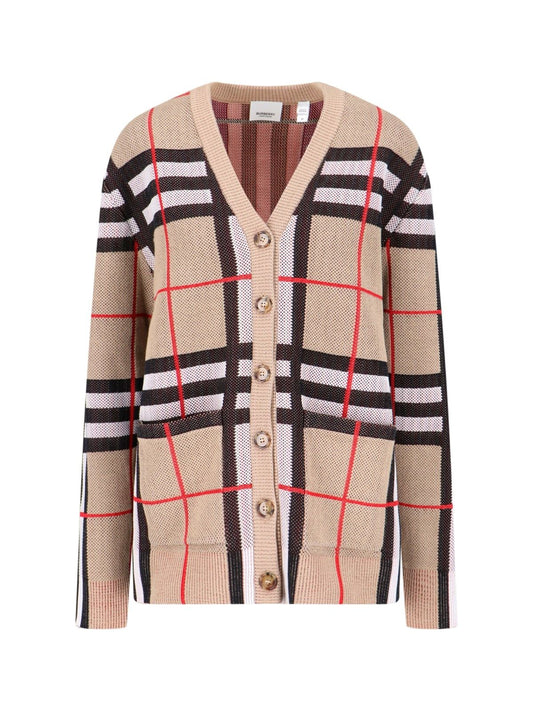 Cardigan motivo Check