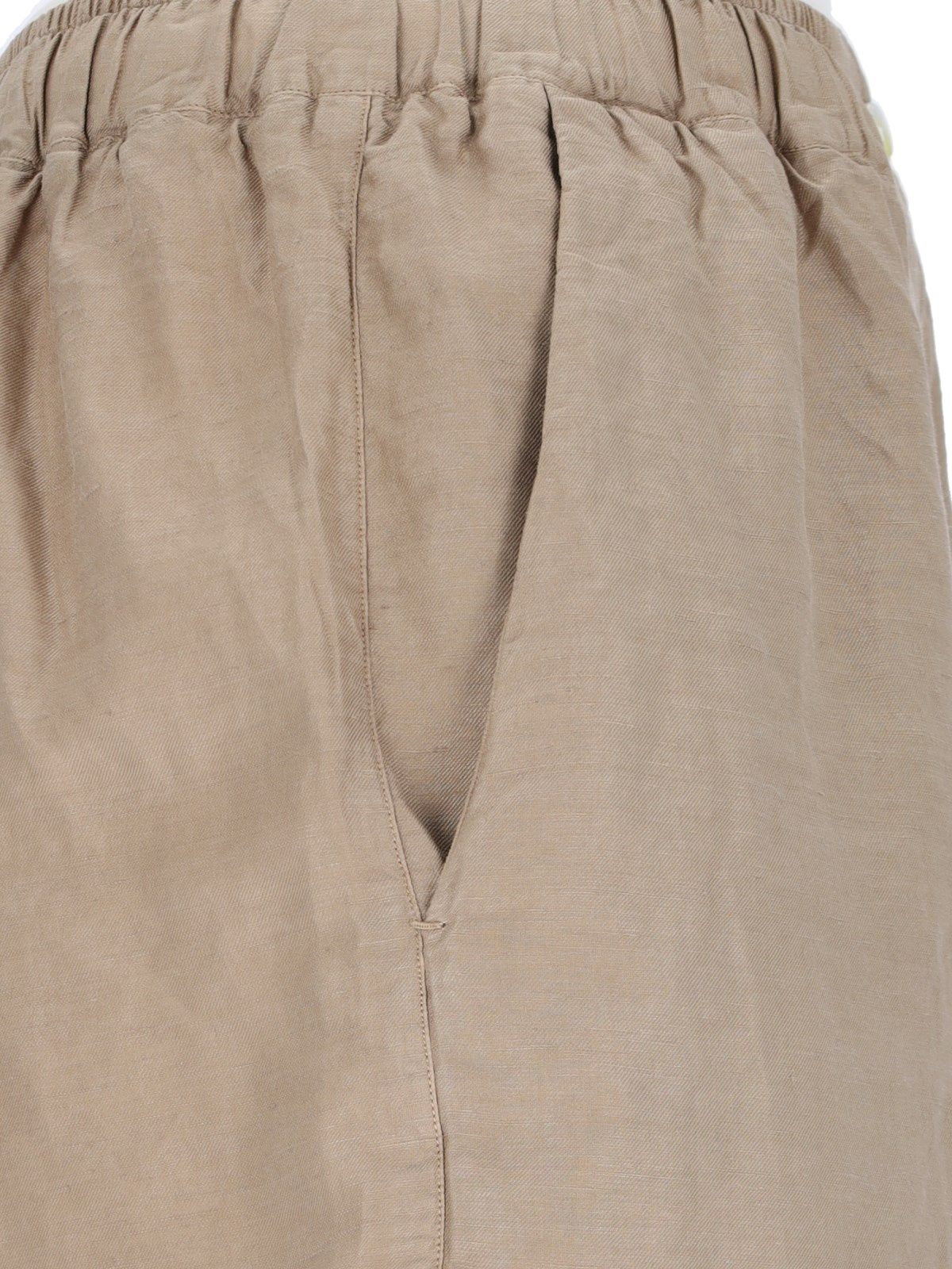 Pantaloncini in seta e cotone