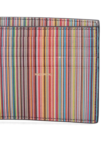 Portafoglio bifold "Signature Stripe"