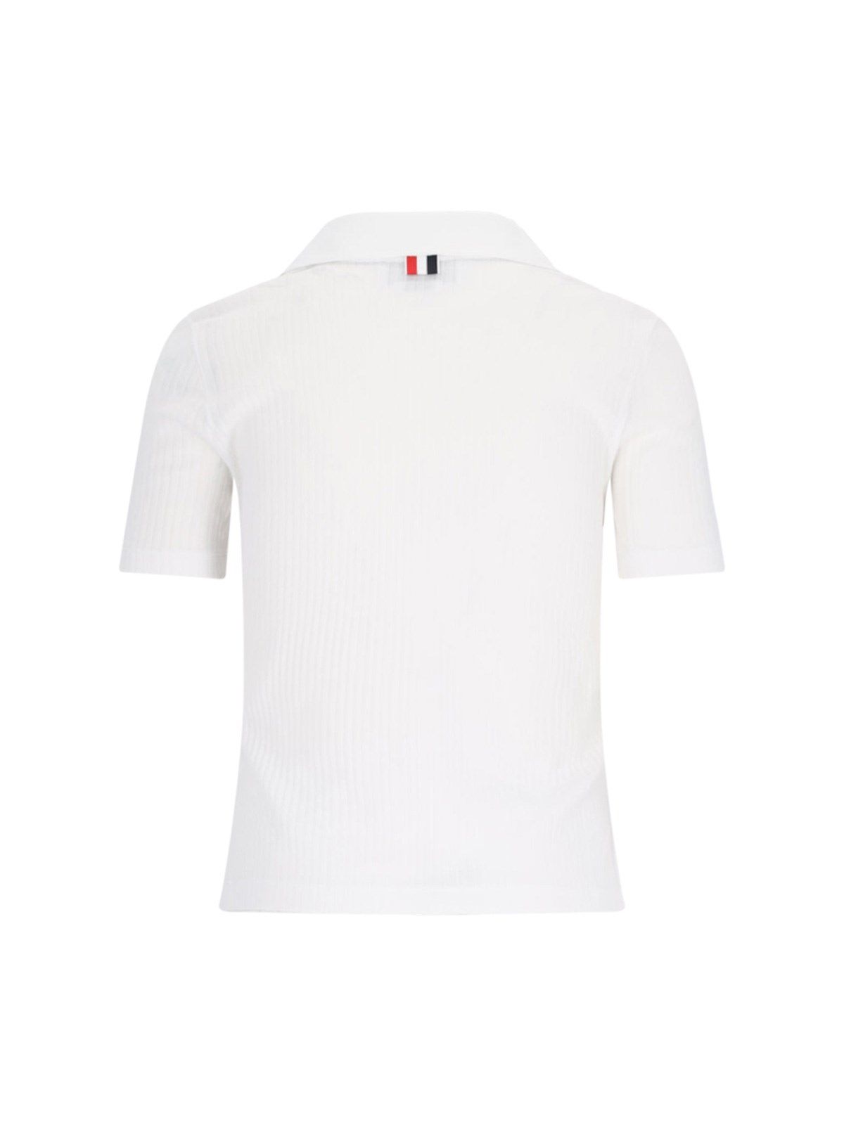 Polo in maglia "Three Stripes"