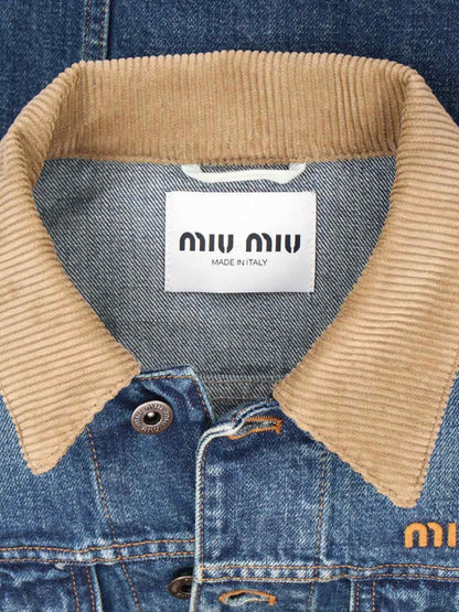 Giacca blouson in denim