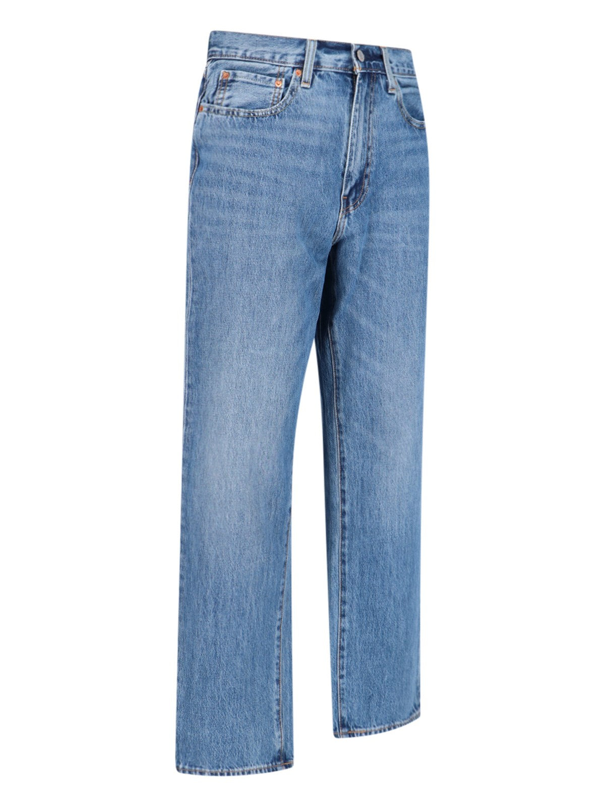 levi's strauss jeans " 501® "-Jeans dritti-Levi's strauss-jeans "501® " levi's strauss, in cotone blu, passanti cintura, chiusura zip e bottone, design cinque tasche, patch marrone logo retro, gamba dritta. codice prodotto 29037 0050merry and bright composizione: 100% cotone dimensioni/vestibilità: regolare made in: bangladesh - scala taglie denim - Dresso