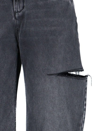 Jeans with cut-out details