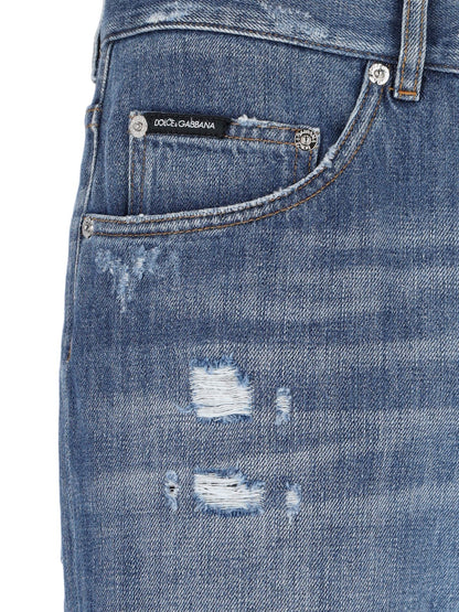Dolce & Gabbana Jeans dettagli destroyed