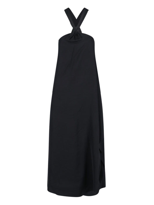 Asymmetric maxi dress