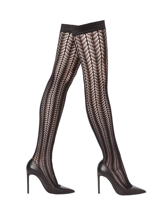 "Romance Net Stay-Up" Tights