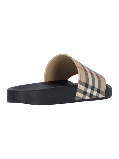 Sandali slide "Vintage Check"