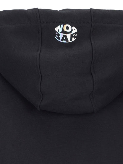 Barrow schwarzer Kapuzenpullover mit Logo