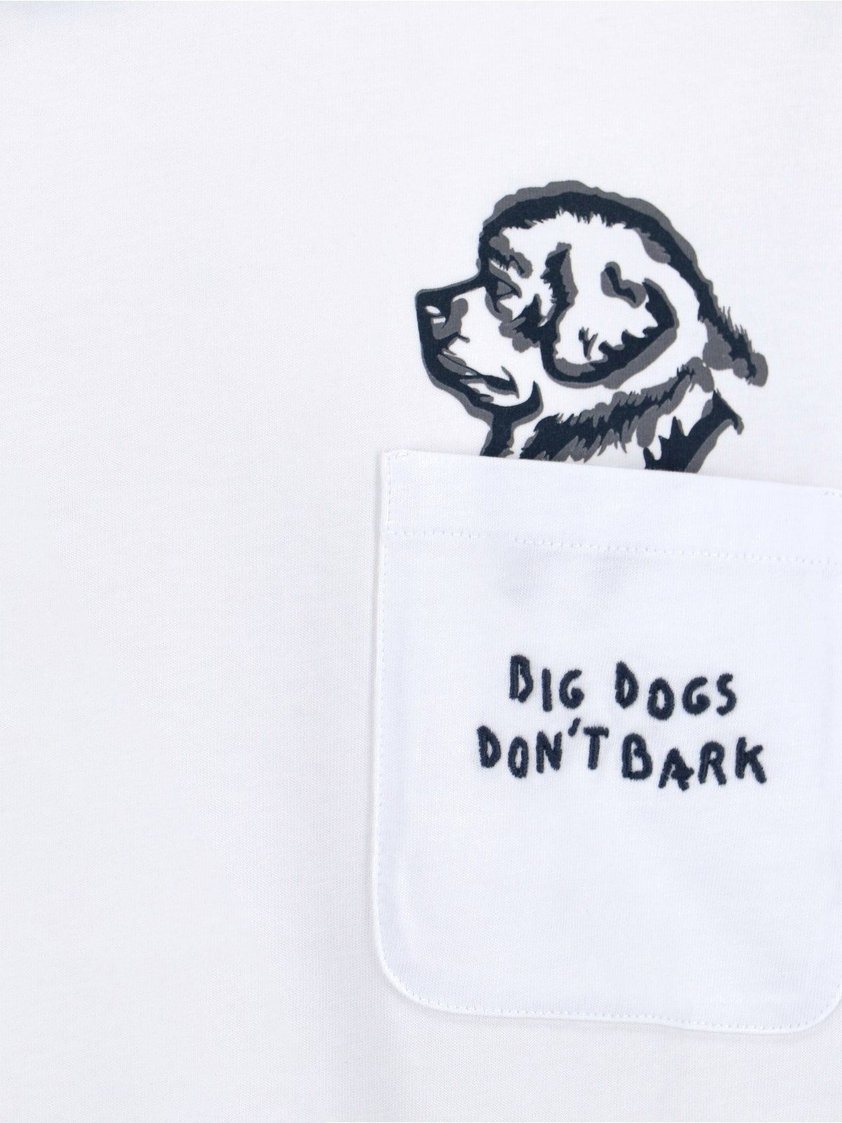 X Pietro Terzini T-shirt "Big dogs don't bark"