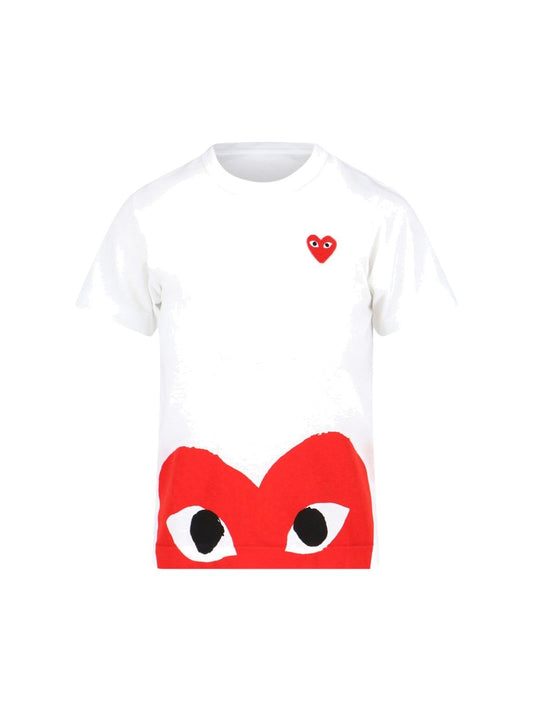 T-shirt stampa cuore