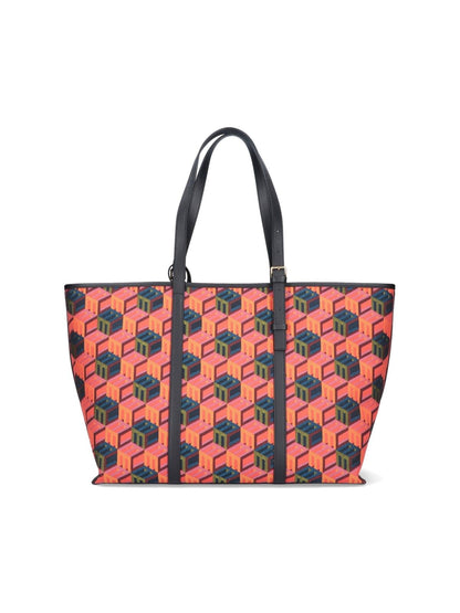 Shopper „Cubic Monogram Jacquard“