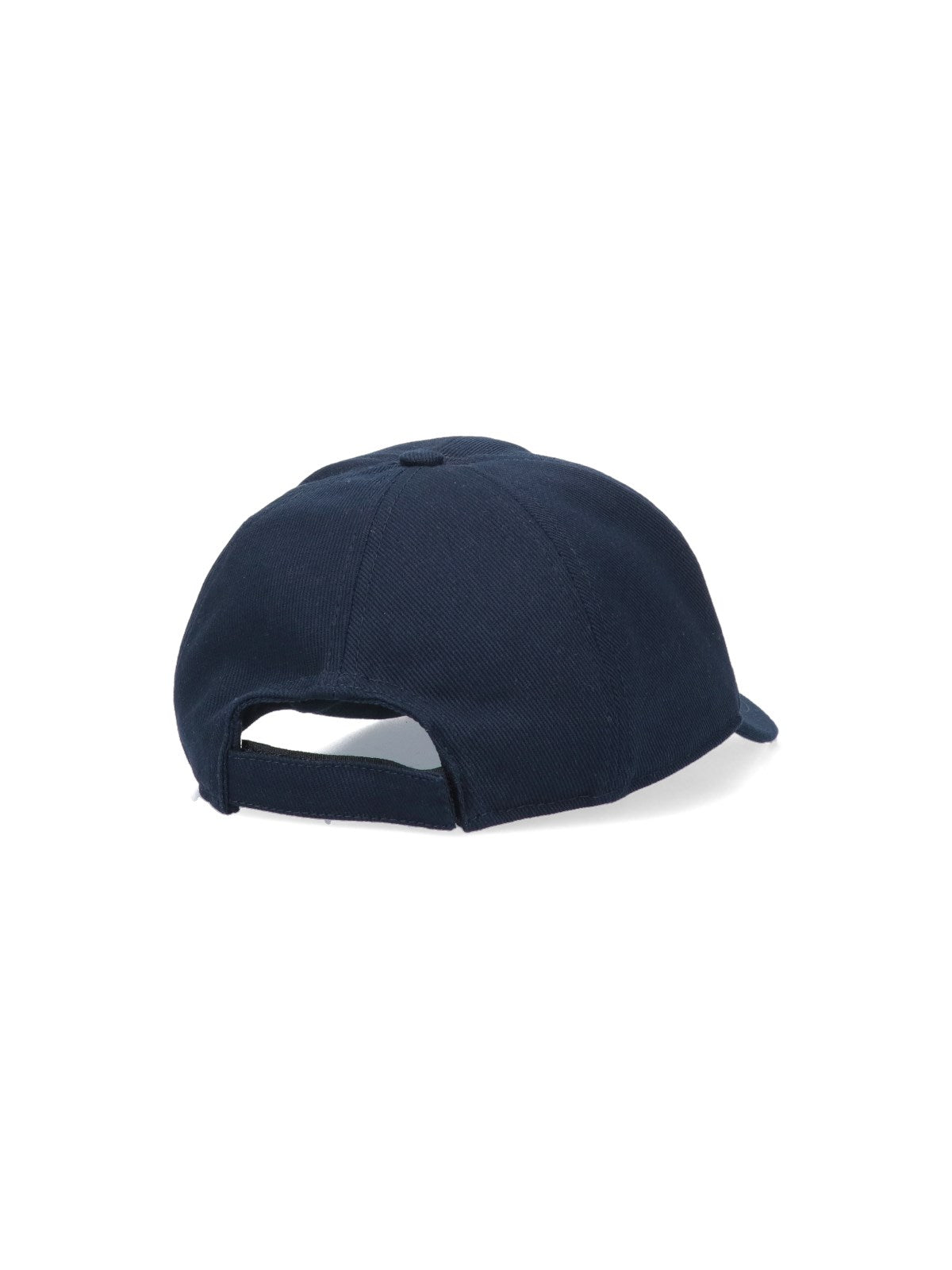 miu miu cappello baseball logo-cappelli-Miu Miu-cappello baseball logo miu miu, in cotone blu, ricamo logo bianco fronte, cinturino regolabile retro, visiera curva. codice prodotto 5hc179 2dxif022x composizione: 100% cotone made in: italia - Dresso