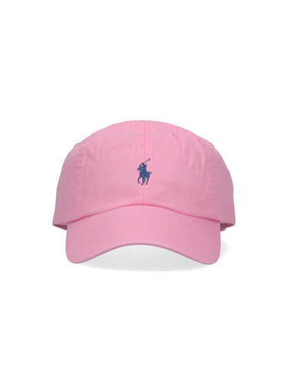 polo ralph lauren cappello baseball logo-cappelli-Polo Ralph Lauren-cappello baseball logo polo ralph lauren, in cotone rosa, ricamo logo blu fronte, visiera curva, ricamo logo lettering retro, cinturino regolabile retro. codice prodotto 211 912843034 composizione: 100% cotone made in: cambogia - Dresso