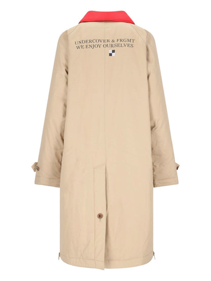 X-Fragment-Design-Trenchcoat aus Baumwolle