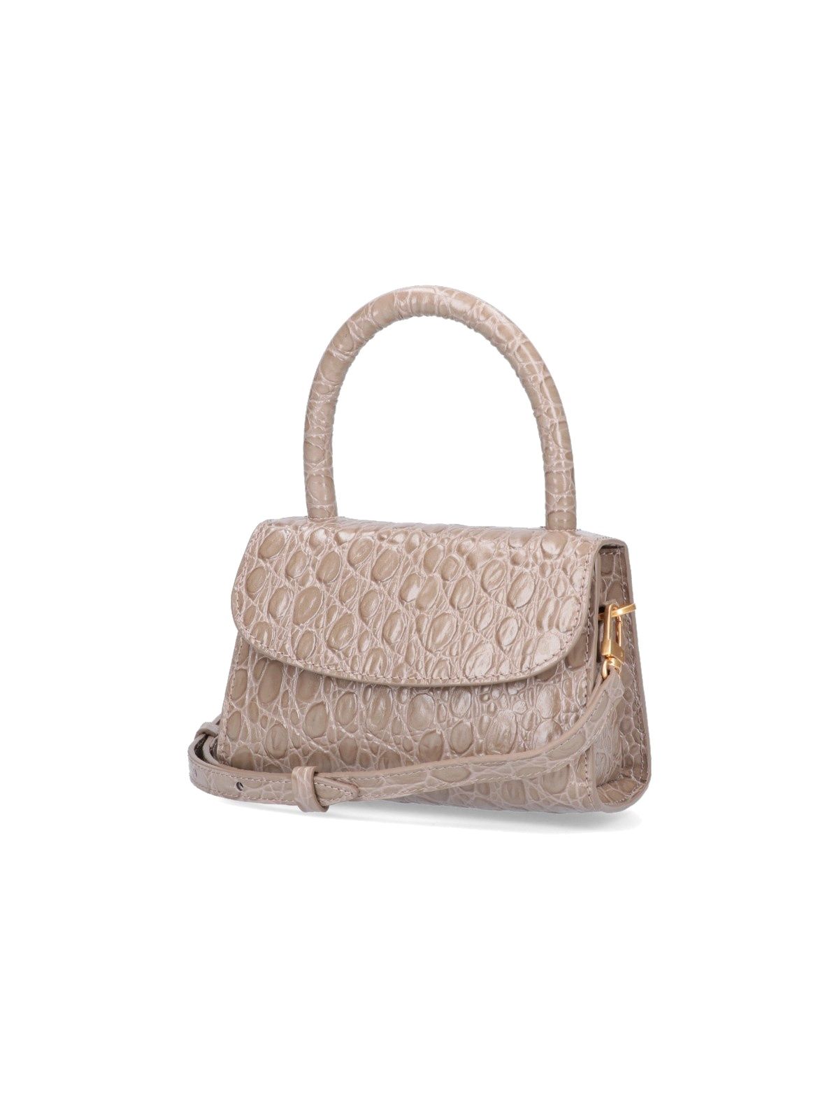 Mini Borsa "Mud Circular" in Pelle Goffrata Croco