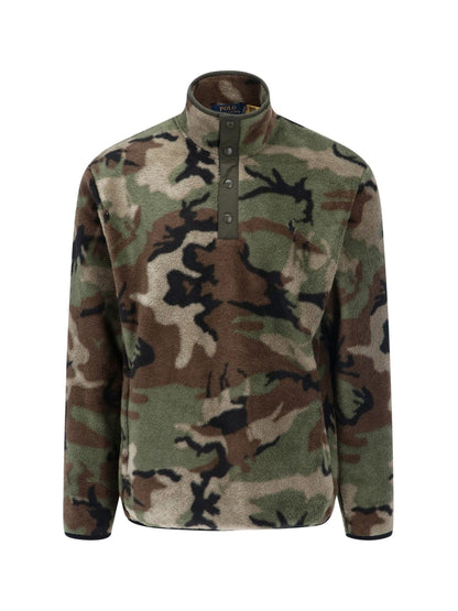 Camouflage-Sherpa-Pullover